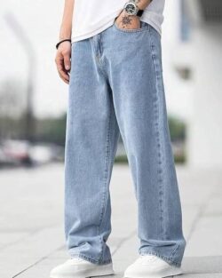 Straight fit jeans for men