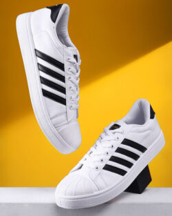 Sparx SM 323 | Stylish, Comfortable | Sneakers For Men (White, Black