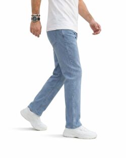 ROTUS Men's Regular Fit Mid Rise Jeans