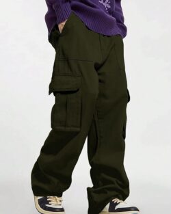 Men's Regular Fit Low Rise Cargos Trousers | Baggy Cargo Pants for Man | Loose Fit | Treck Pent with Multiple Pockets