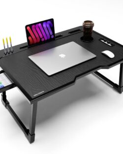 Rellon Plastic Industries Study Table for Students Bed Table for Study Foldable Laptop Table Portable & Lightweight Mini Table Bed Reading Table,Laptop Stands, Laptop Desk