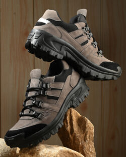 aadi Synthetic Leather Lightweight Comfortable Trendy Walking Outdoor Lace Up Boots
