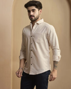 Spread Collar Formal Shirt