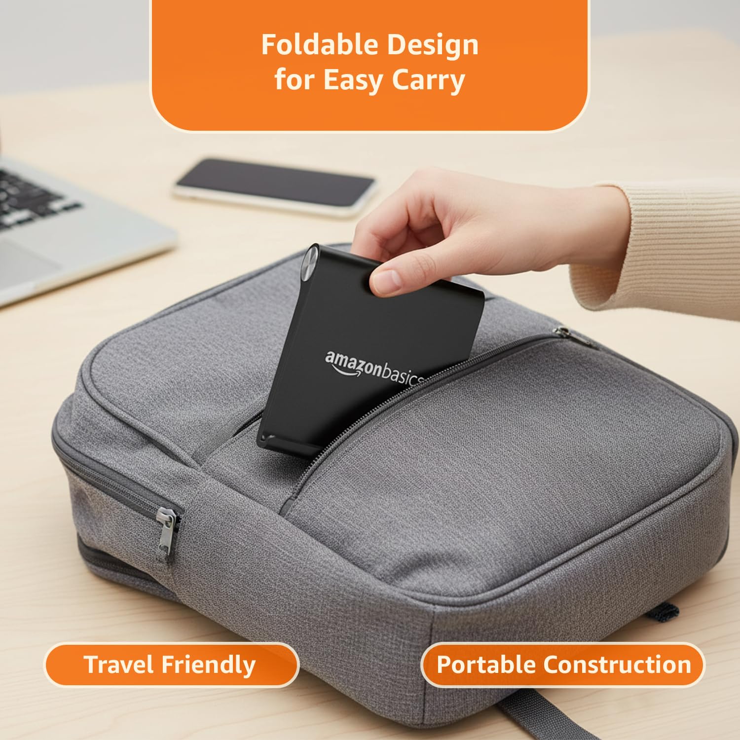 amazon basics Multi Angle Desktop Foldable Stand Tablet/Mobile Stand Holder for iPhone, Android, Samsung, OnePlus, Xiaomi, Smartphones. Portable, for Your Bed,Home, Office, Home...