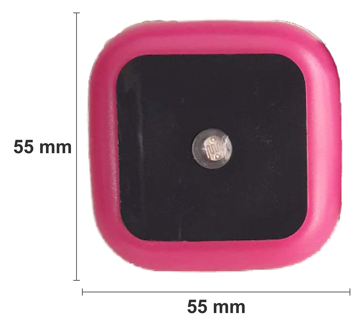HOARD 0.5W Led Plug in Smart Night Lamp with, Automatic Sensor -(Pink) Pack of 1