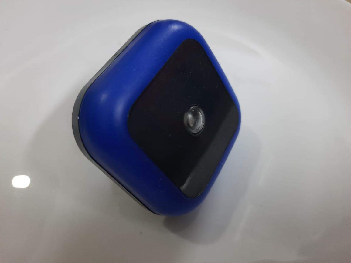 HOARD Polycarbonate 0.5W Led Plug In Smart Night Lamp With, Automatic Sensor -(Blue) Pack Of 1