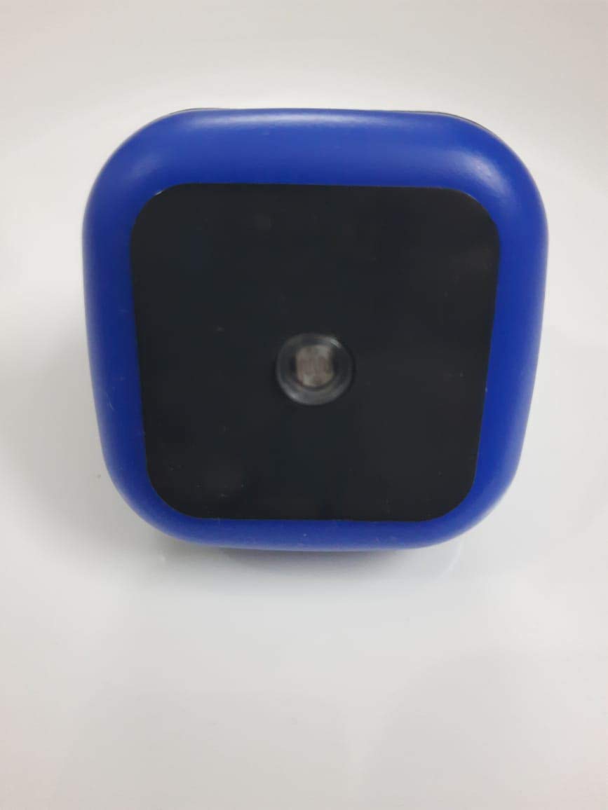HOARD Polycarbonate 0.5W Led Plug In Smart Night Lamp With, Automatic Sensor -(Blue) Pack Of 1