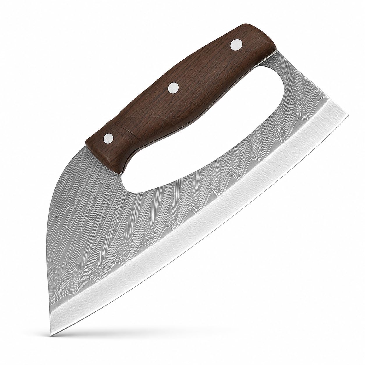Machado Leaf Shape Handmade Mini Stainless Steel Pocket Knife with Sheath - Portable Outdoor Short Fish Cutter, Keychain Polypropylene Pocket Knives for Camping Kitchen &...