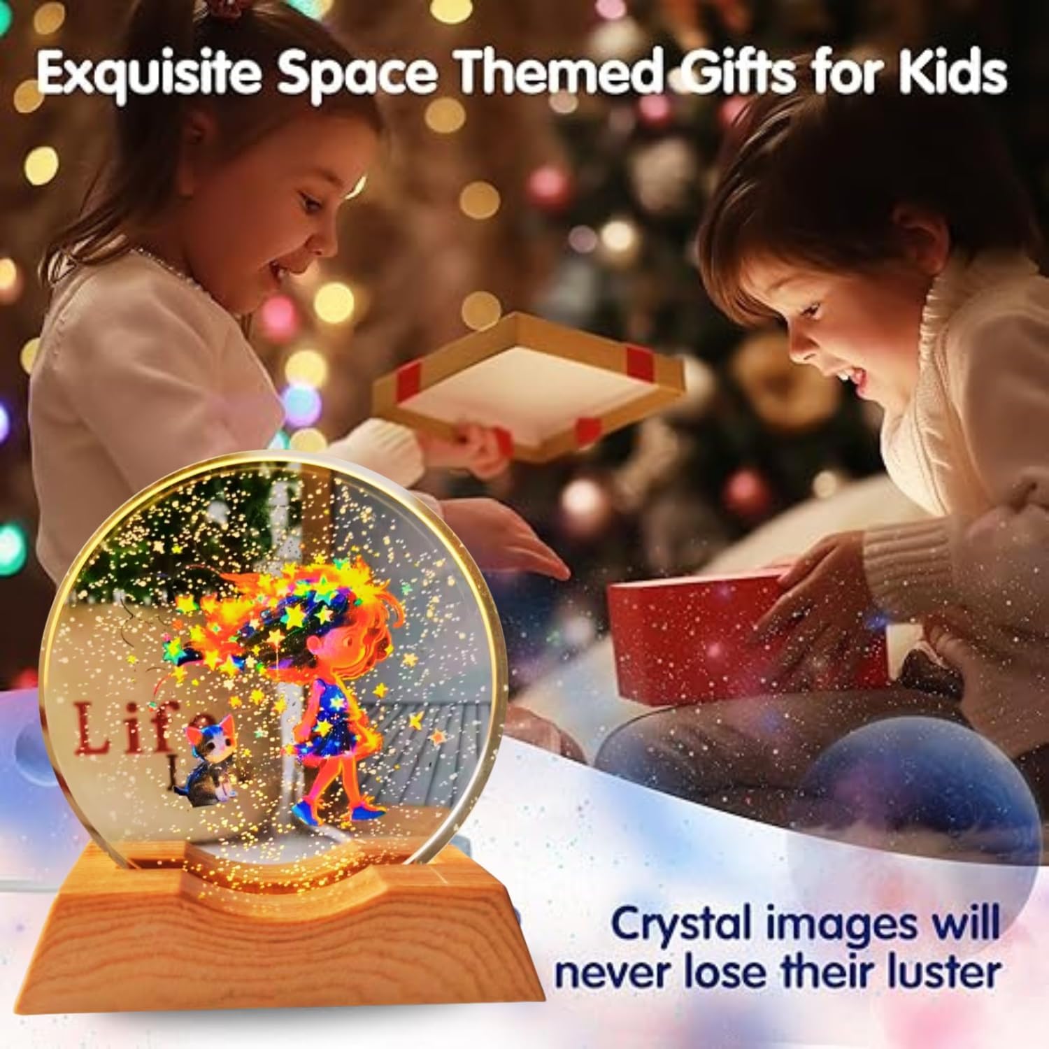 One94Store 3D Acrylic LED Night Light – Warm White & Dream Girl Design with Durable Plastic Base, Decorative Table Lamp for Bedroom, Living Room, Kids Room, Study & Home Décor...