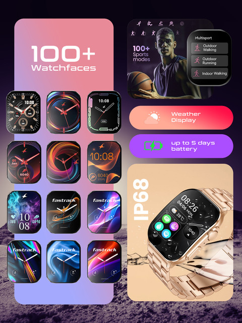 Styler FS2 Pro 1.96 AMOLED Display BT Calling AI Voice Assistant IP68 Smart Watch