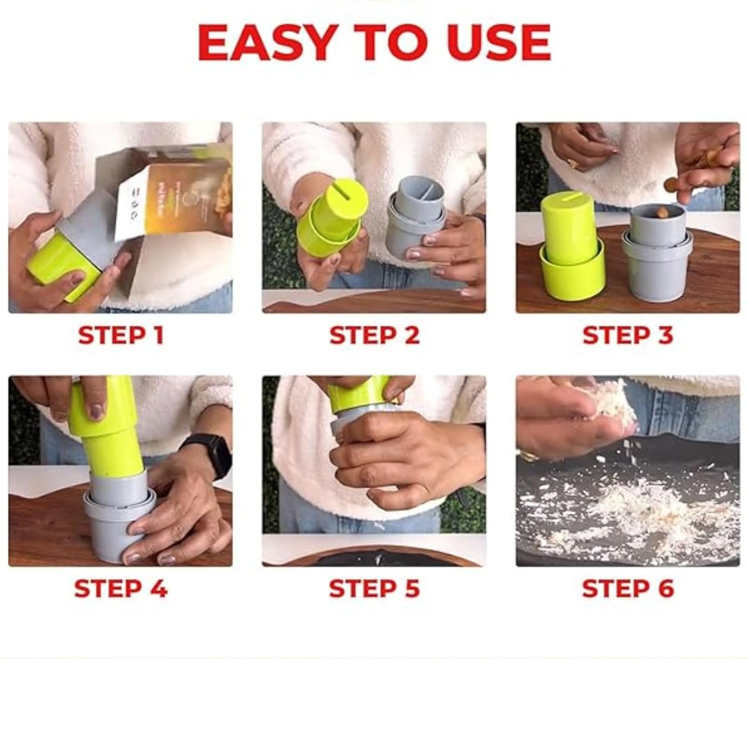 TAZLYN dry fruits cutter slicer fine PACK OF 1 smart kitchen gadgets for dry fruit chopper badam cutter machine hand nuts cutter chopper for kitchen items for gift home gadgets