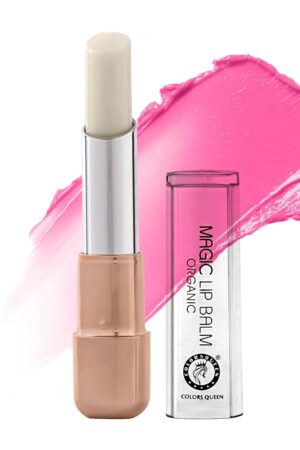 Colors Queen Magic Lip Balm for Dry & Chapped Lips | Non Sticky, Hydrating & Moisturising Formula | Lip Protection & Nourishment | Brightening Lip Balm Infused with Rapeseed Oil