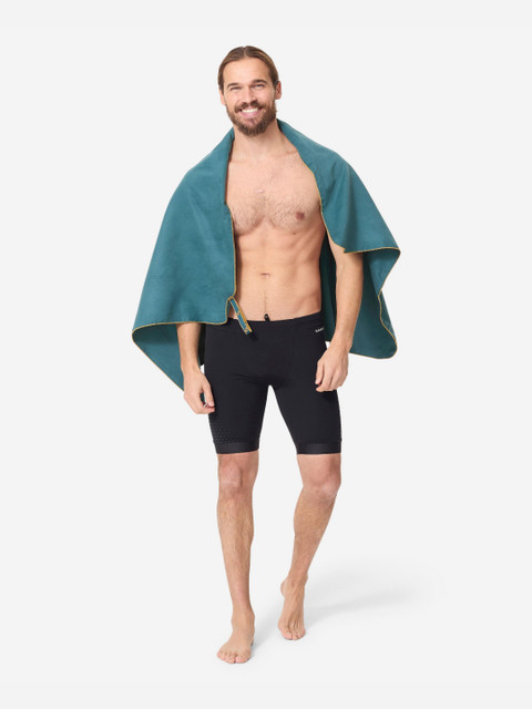 Decathlon Adults Blue Quick Drying Swim Towel