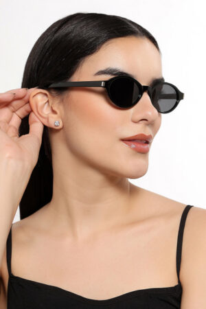Eyejack Women Oval Sunglasses with UV Protected Lens 2537CL2185