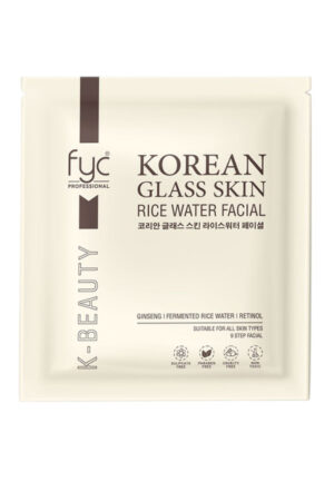 FYC Professional 9 Steps Korean Glass Skin Rice Water Facial Kit - 183 g