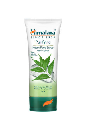 Himalaya Purifying Neem Face Scrub with Apricot for Blackheads & Acne - 50g