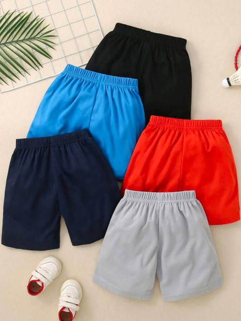 Kaff Kids Striped Regular Fit Shorts