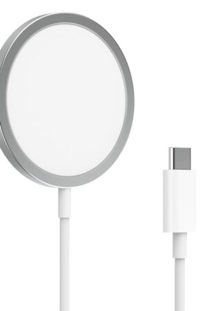 Magnetic Wireless Charger for iPhone,MagSafe Fast Charger USB C 20W,Qi Type C Wireless Charging Station Compatible with iPhone 17/17 pro/17 Pro max/16/16 Plus/16 Pro/16 Pro...