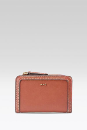 MANGO Women Textured Two Fold Wallet