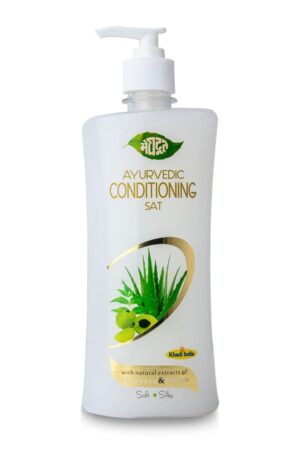 Meghdoot Ayurvedic Conditioning Shampoo Enriched With Extract of Aloevera and Neem for Soft and Silky Hair, Moisturize, Strong & Sily Hair, 500ml, Pack of 1