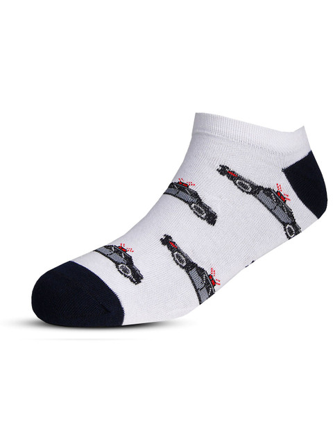 RC. ROYAL CLASS Kids Pack Of 6 Patterned Organic Cotton Ankle-Length Socks