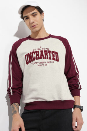 The Roadster Life Co. Relaxed Fit Embroidered Sweatshirt
