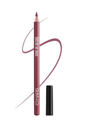 MARS Edge of Desire Lip Liner | One Swipe Smooth Application | Long Lasting Lip Pencil (1.4gm) (09-STEAMY PINK)