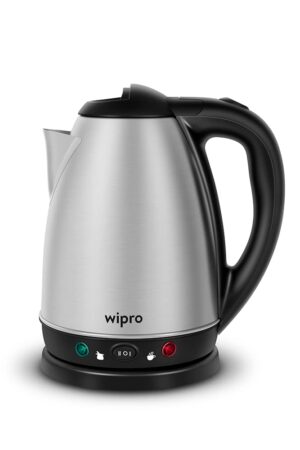 Wipro Vesta 1.8 Litre SS Kettle with Keep warm Function | Auto cut off | Dry Boil Protection & Over Heat Protection | 2 Years Warranty (SS, 1500 Watt)